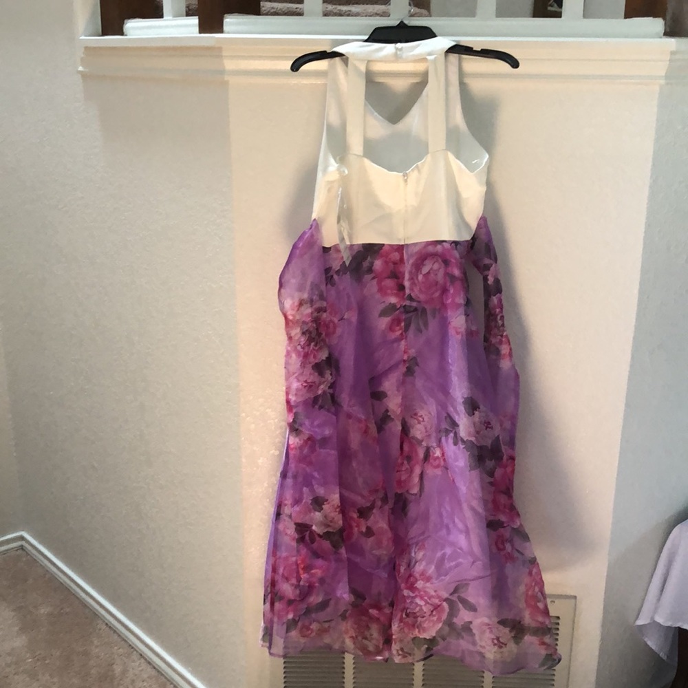 Rare Editions Big Girls Floral Organza Dress - Picture 11 of 11